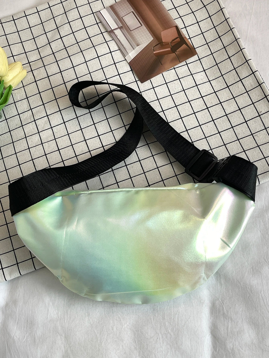 Crossbody Fanny Pack para homens e mulheres, Bolsa de cintura, Bolsa de cinto para viagem, caminhada, corrida, caminhada, ciclismo, Easy Carry, qualquer telefone, carteira