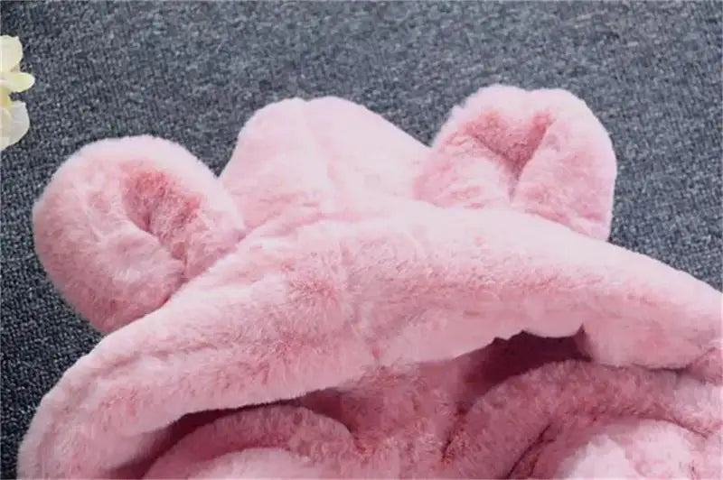 Casaco de inverno para crianças jaqueta de lã com capuz engrossar manter quente casacos da menina presentes de ano novo meninas roupas de outono traje de natal