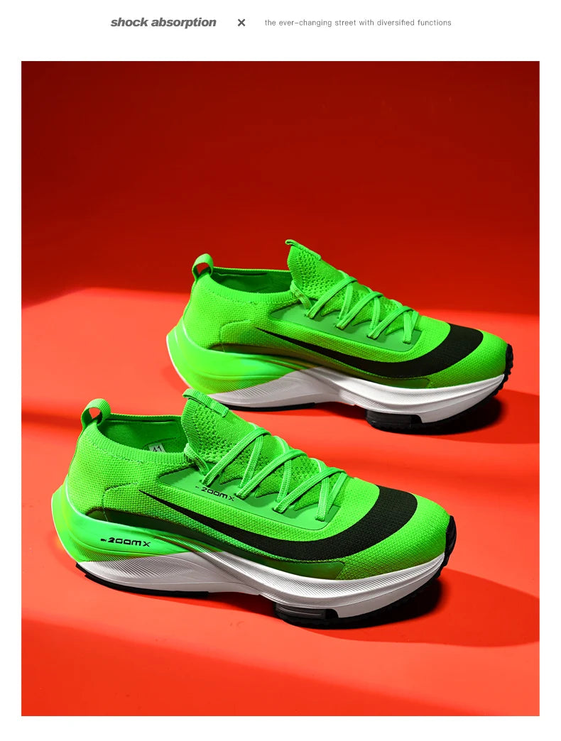 Novo 2025 profissional placa tênis de corrida maratona ultra leve esportes amortecedor sapatos masculinos e femininos