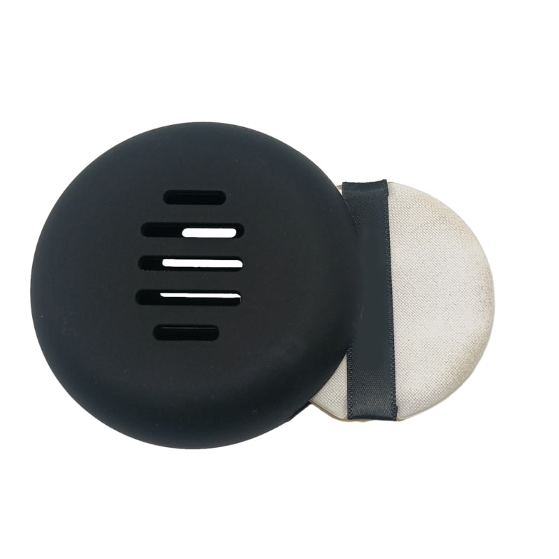 Capa silicone portátil para armazenar esponjas maquiagem suporte para pó