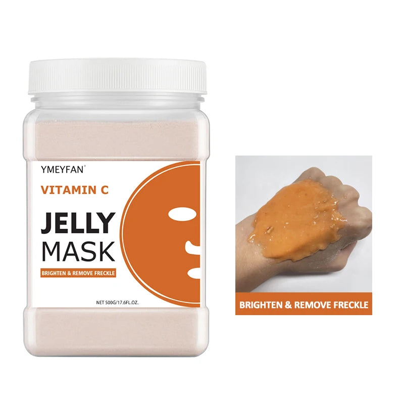 Máscara facial de gelatina em pó para tratamentos faciais, suprimentos para esteticistas, beleza profissional, cuidados com a pele, atacado, máscara em massa