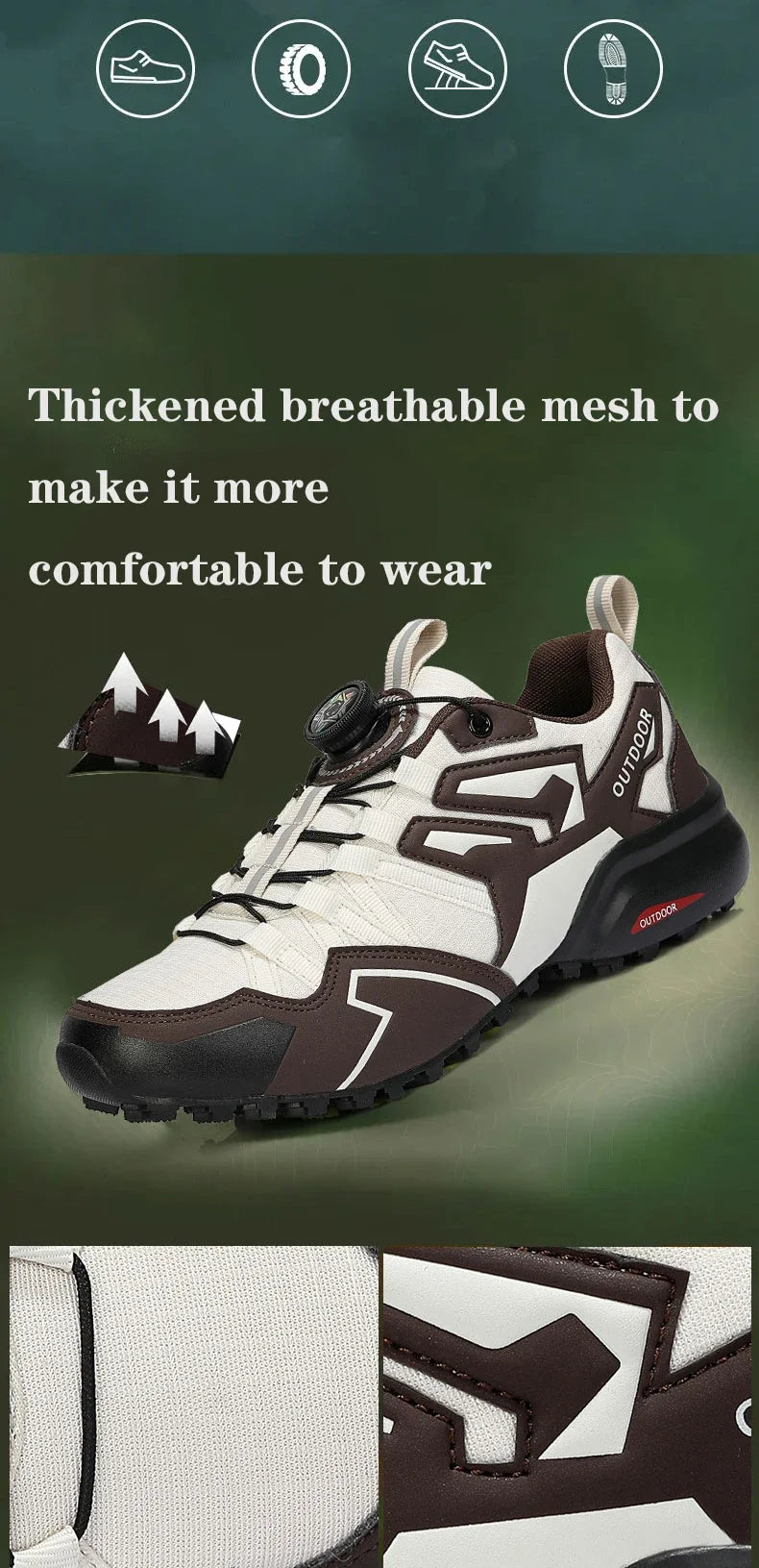 Sapatos esportivos casuais masculinos tamanho 40-47 girando rendas sapatos masculinos ao ar livre antiderrapante respirável confortável sapatos esportivos masculinos