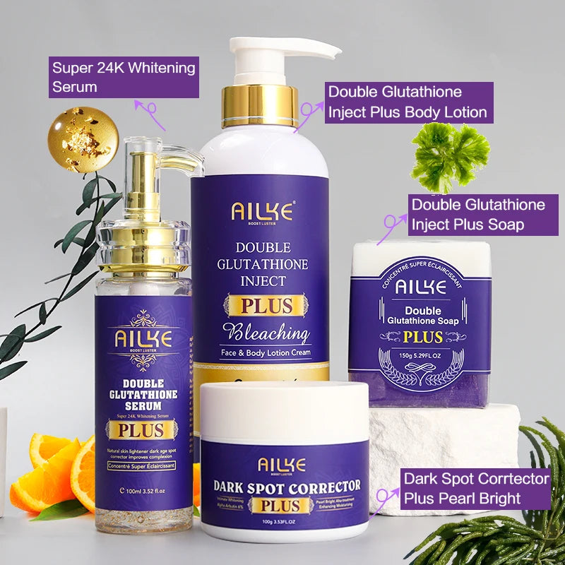 Soro anti-manchas pretas AILKE, essência iluminadora para uma tez uniforme e radiante, reduz sardas, pigmentação, 120 ml
