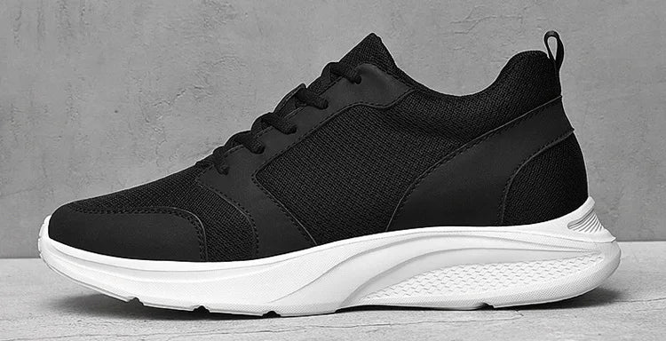Homens sapatos de elevador aumento de altura tênis sapatos para homem 10cm esportes sapatos casuais invisível sapatos de aumento interno para homem 8cm
