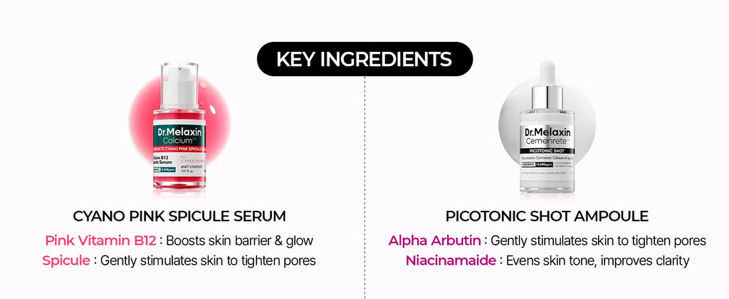 Dr.Melaxin Lumi Firm & Lift Duo |   Sérum coreano de colágeno para o rosto, que firma, preenche e refina a pele, aumentando a densidade e a reparação da pele.