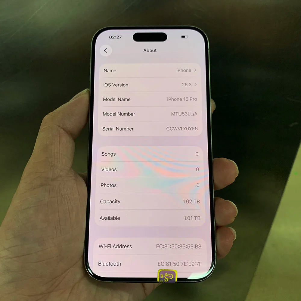 iPhone 15 Pro 100% Original Dual eSIM 5G Smartphone 6.1" A17Pro 15Pro