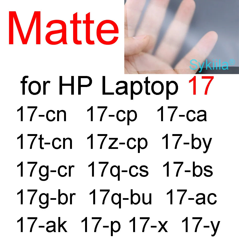 Protetor de tela para laptop HP 14 15 17 14- hc ee fq 14-ep 15-fd 15-fc 15-ef 15t cp 17-cn Essential Frosted Matte HD Skin Film