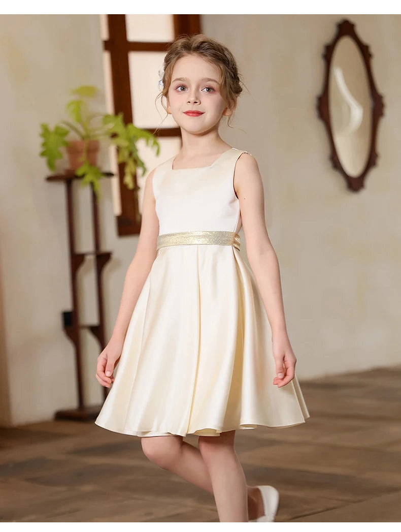 Fantasia princesa cerimônia de casamento vestido festivo para a menina crianças traje da dama de honra luxo piano desempenho vestidos crianças roupas
