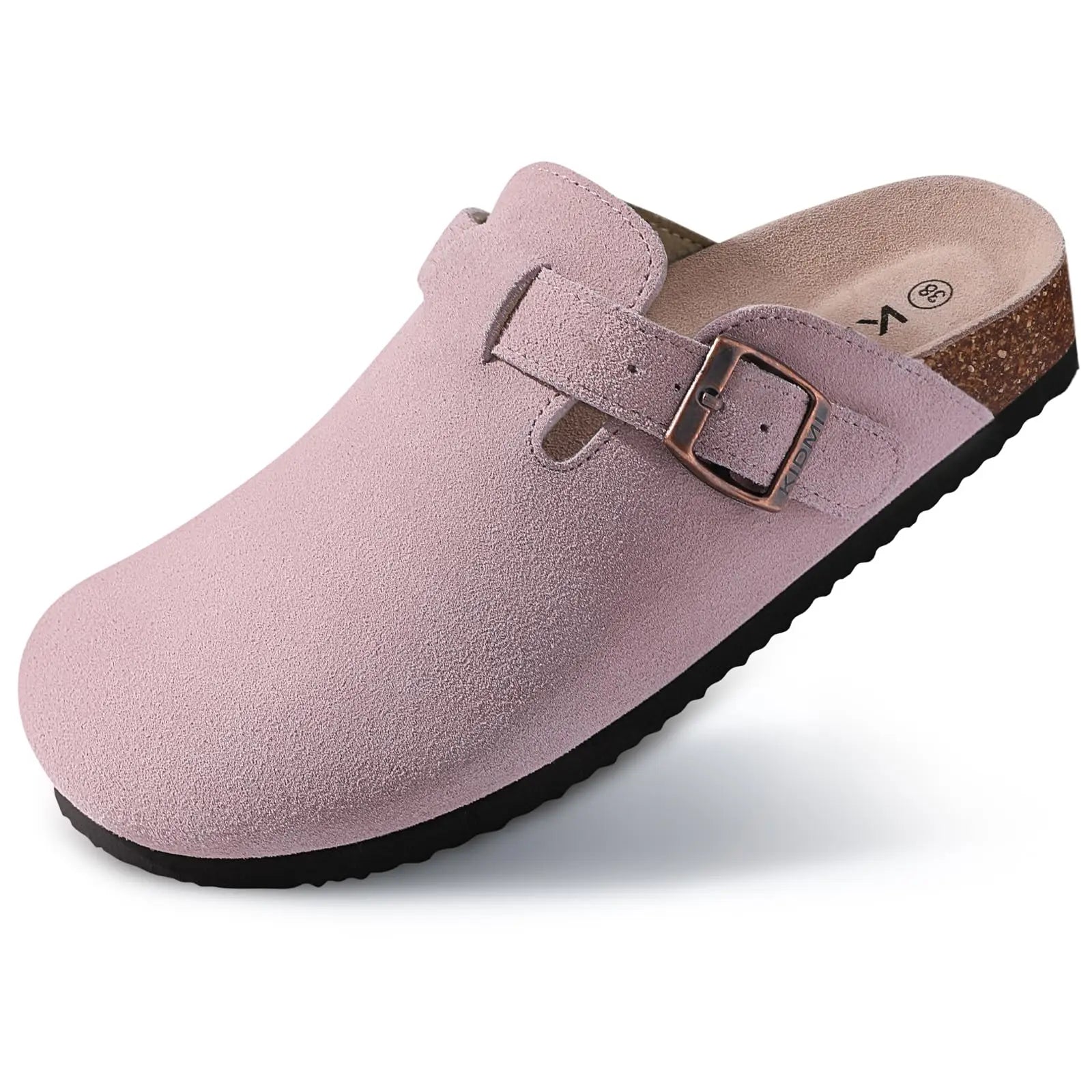 Unissex macio footbed tamanco moda retro marcas tamancos de cortiça sapatos para mulheres chinelos casuais confortáveis com suporte de arco