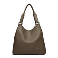 Bolsa hobo de couro com alça superior, bolsa feminina de lazer, bolsa de ombro fashion, vintage, bolsa tote de grande capacidade
