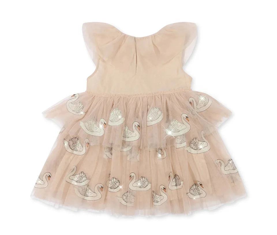 Verão ks bebê meninas cereja malha vestido crianças roupas meninas vestidos de princesa saias festa de natal manga longa vestidos