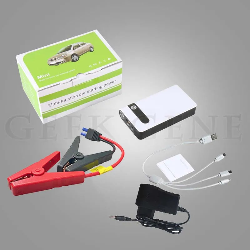 GKFLY Iniciador de Carro Portátil 12V 2000A Carregador de Bateria de Emergência para Carro 44.4Wh Power Bank Dispositivo de Partida