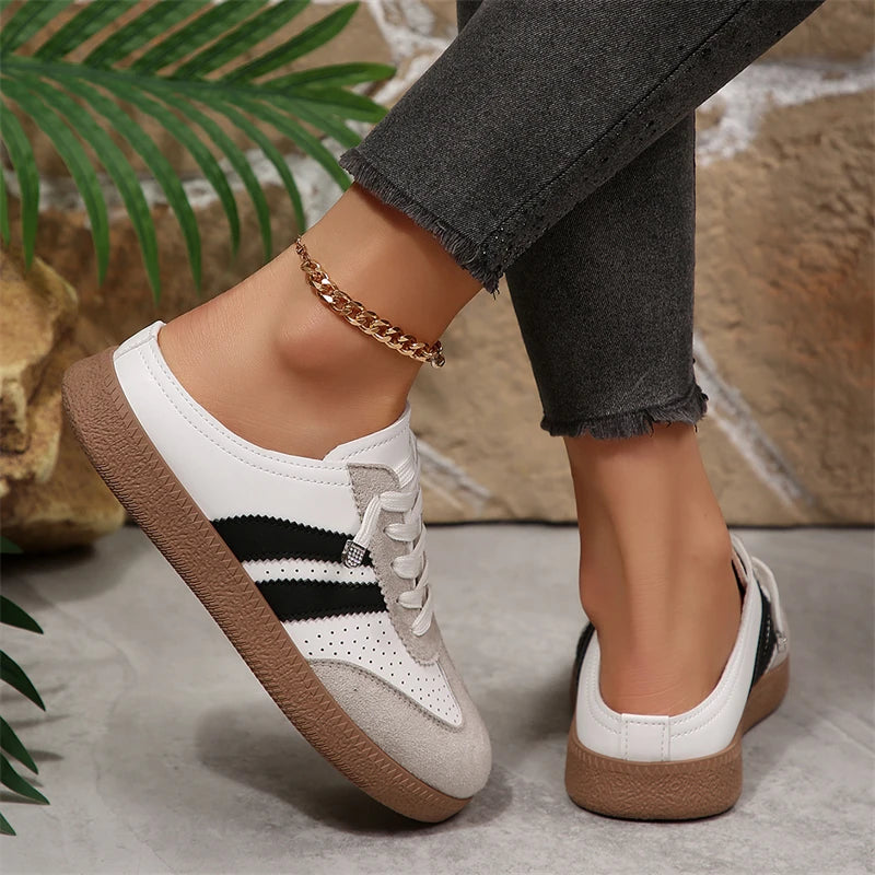 Sapatos de Designer 2026 para Mulheres, Sapatos Casuais de Verão, Confortáveis e Respiráveis, Tênis Planos para Mulheres