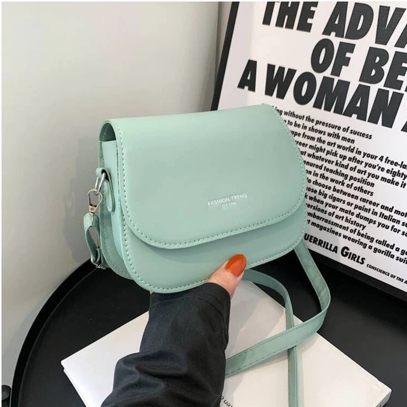 Yogodlns na moda sela bolsa de ombro feminina couro do plutônio crossbody saco simples cor sólida aleta saco do mensageiro designer bolsas bolsa