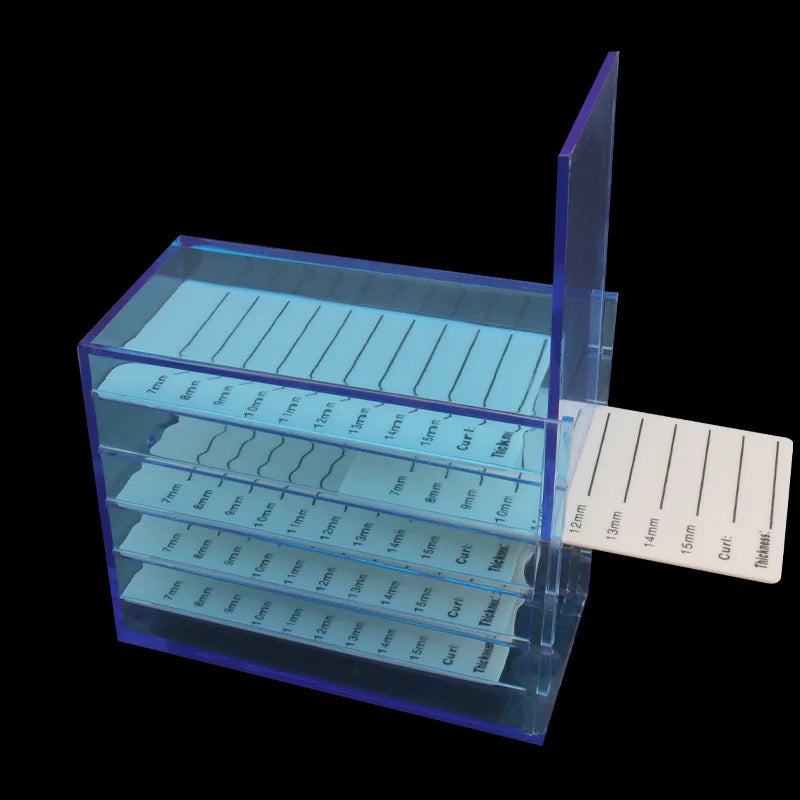 5 camadas acrílico palete lash organizador titular caixa de armazenamento de extensão de cílios expositor ferramentas de maquiagem cílios levantamento suprimentos