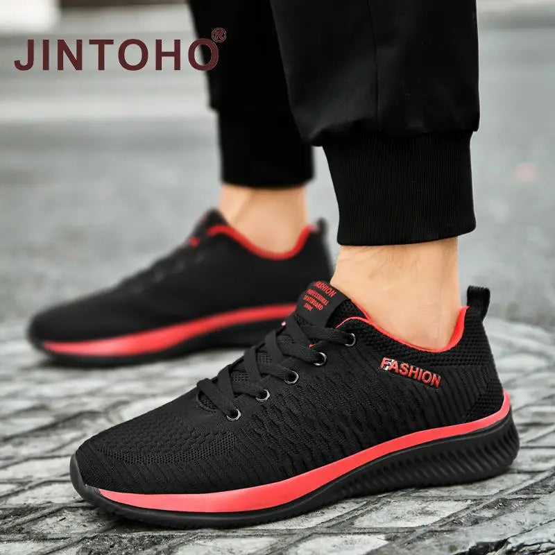 Jintoho marca masculina sapatos de moda casuais sapatos masculinos baratos tênis preto respirável sapatos 2025 tênis masculinos zapatillas hombre