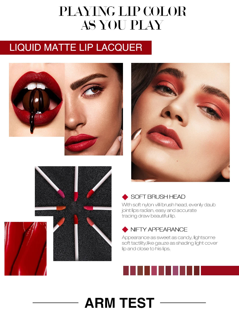 O.TWO.O 12 cores de alta qualidade veludo batom fosco lábios de longa duração maquiagem à prova d'água fácil de usar brilho labial líquido fosco