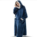 Cobertor de flanela super longo para homens e mulheres, moletom, suéter, pulôver, velo, TV gigante, cobertor extragrande, inverno, 2024