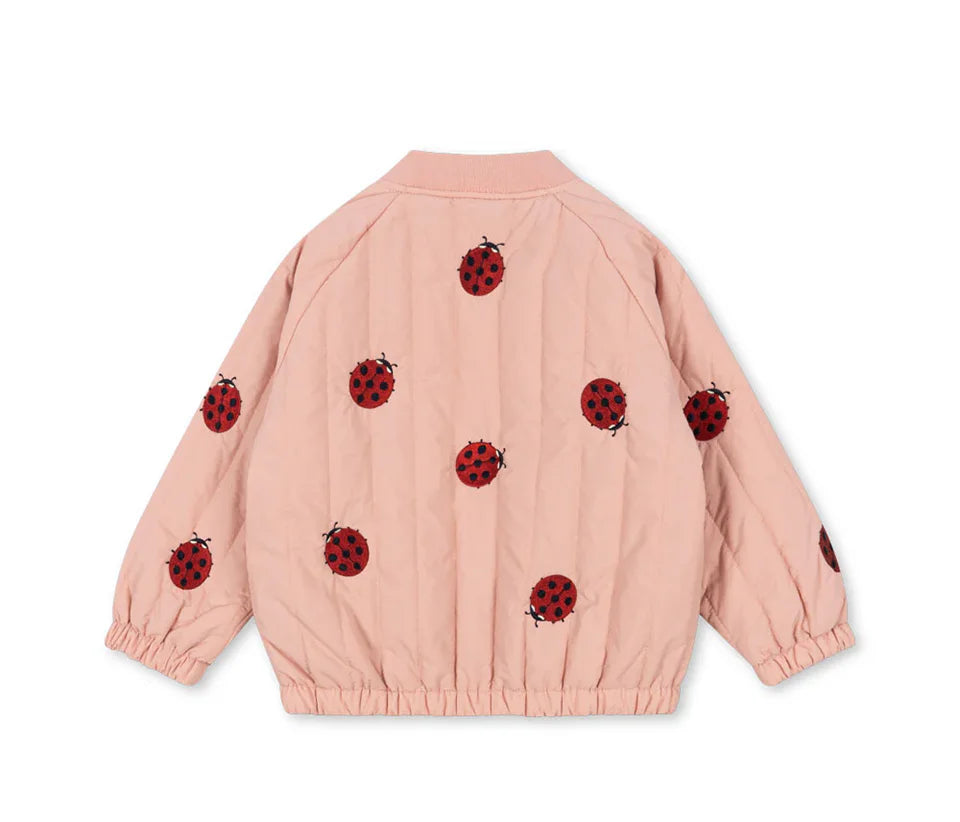 Novo 2025 ks meninas dos desenhos animados algodão velo casacos de inverno da criança meninos jaqueta de lã de cordeiro crianças casaco bordado crianças outwear roupas