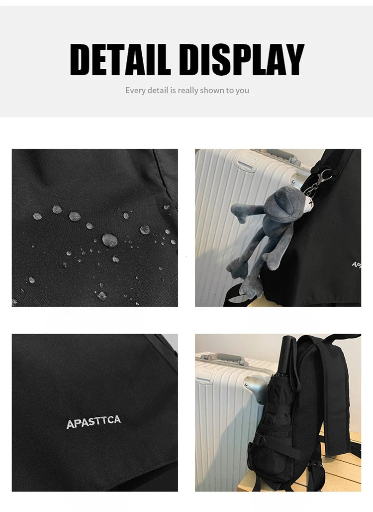 2025 novo saco de peito masculino crossbody saco multifuncional casual um ombro mochila grande capacidade sacos do mensageiro