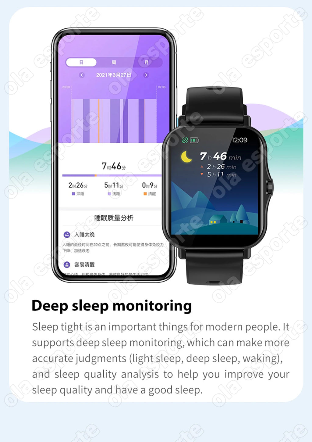 Relógio Inteligente 2026 para Android e iOS, Tela Colorida de 1.83 Polegadas, Bluetooth, Atende Chamadas, Monitor de Fitness, Smartwatch para Mulheres e Homens, Novo