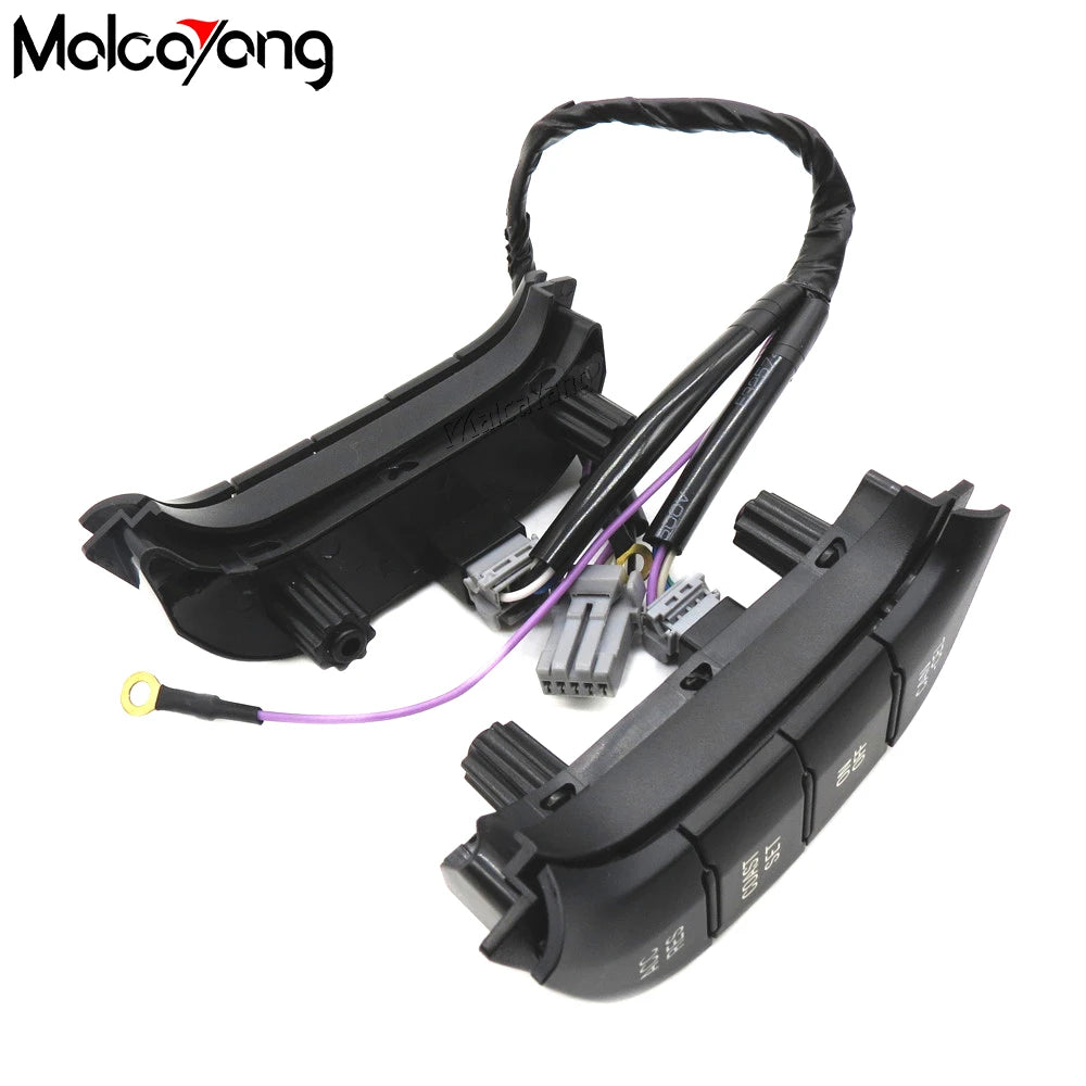 Botão de controle de rádio de áudio do interruptor do volante 84250-pjl para mitsubishi pajero 2007-2019