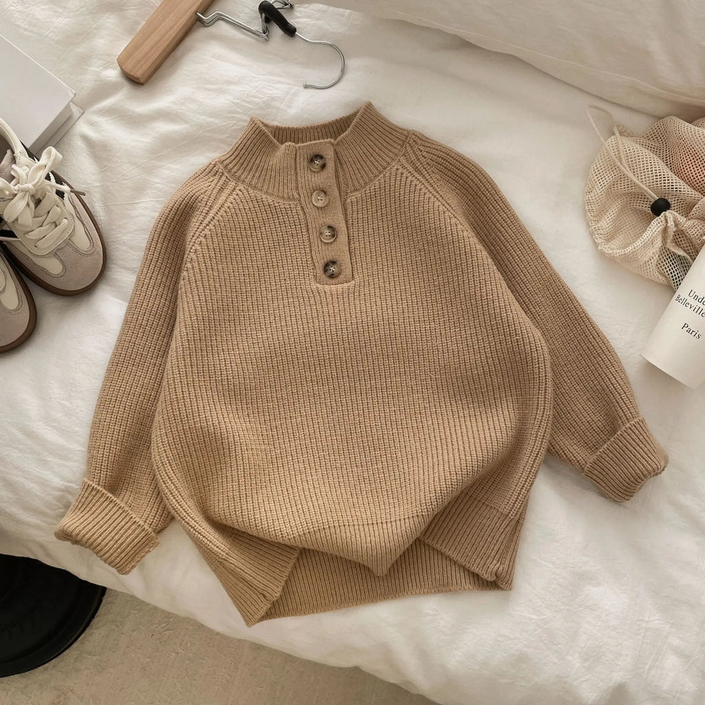 Camisola de outono crianças meninos pullovers algodão sólido engrossar quente jumper crianças babys na moda topos da criança adolescente malhas