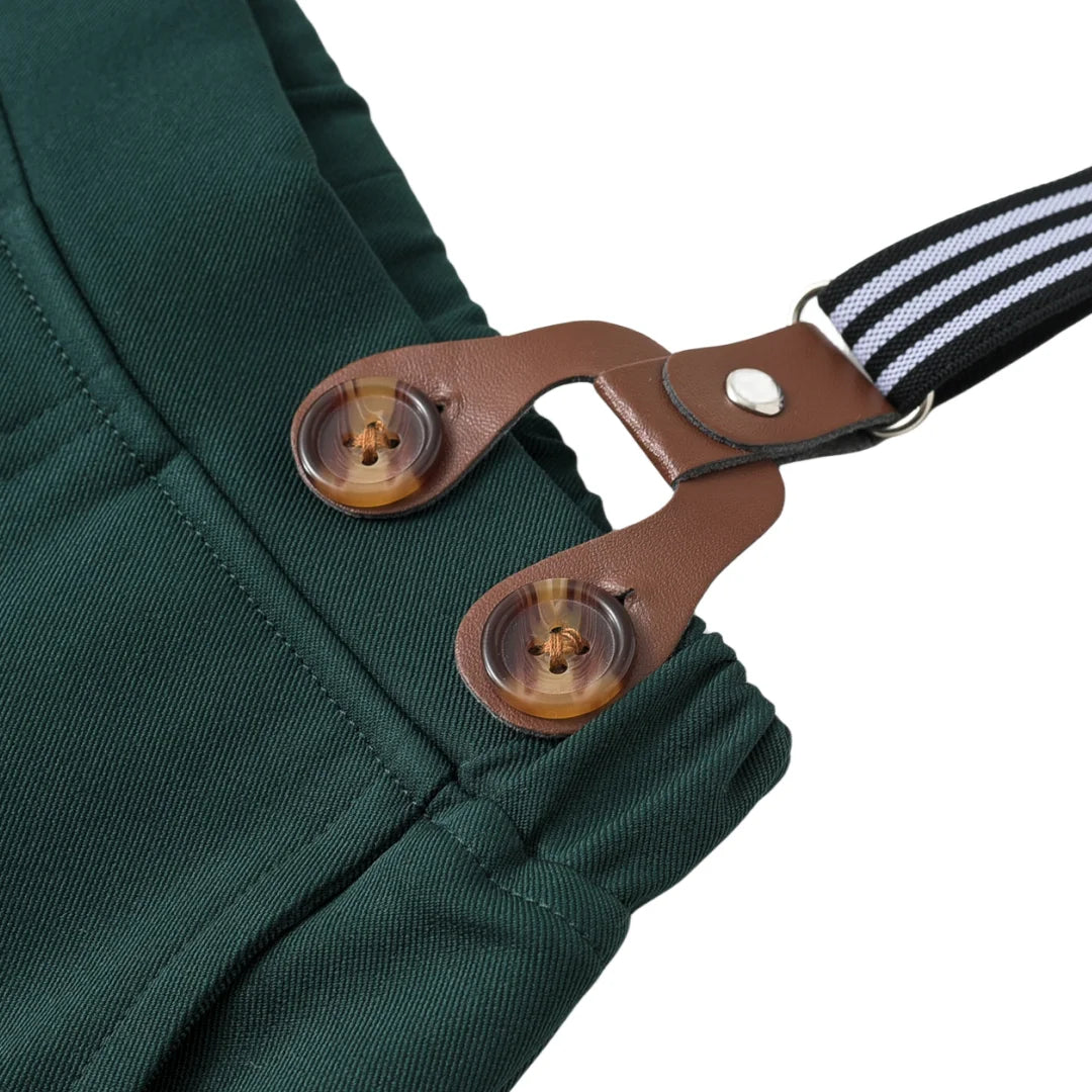 Camisa estampada às bolinhas com calças sólidas para meninos, conjunto de arco suspensor infantil, roupa de cavalheiro, traje de aniversário, 2 a 6 anos, primavera