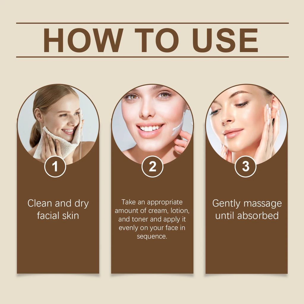 Eelhoe selvagem yam hidratante conjunto de cuidados com a pele 1 conjunto inverno hidratante creme facial loção toner kit barreira protetora não gordurosa
