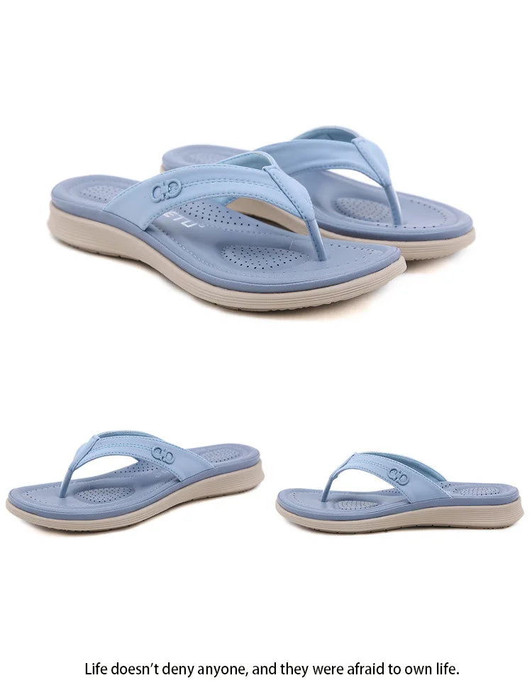 Dropshipping atacado preço das mulheres flip-flops tamanho grande sola macia chinelos personalizados para as mulheres sandale femme eté 2023 luxe