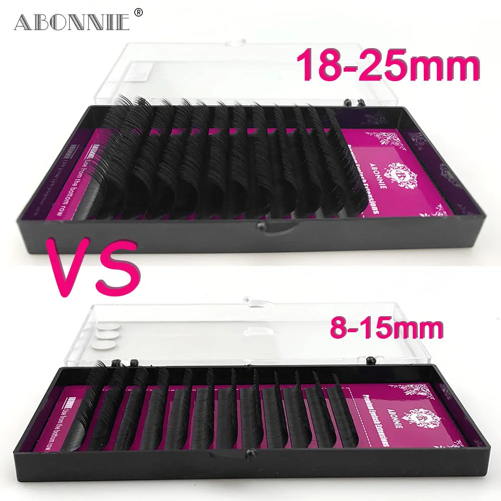 Abonnie Extensões de Cílios Clássicos Volume Individual Cílios Soffici Extensões de Cílios Ultra Macio