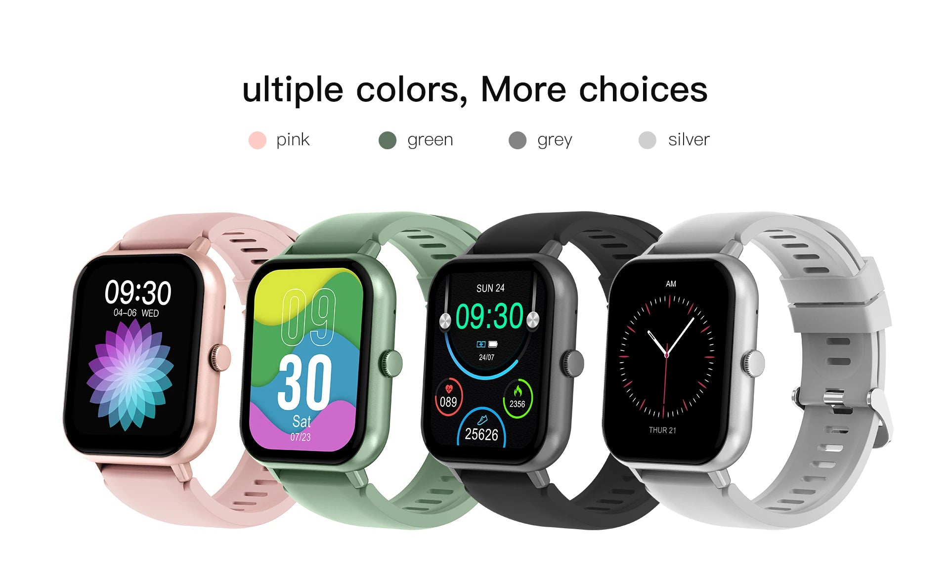 Novo Relógio Inteligente Digital com Monitor de Batimentos Cardíacos Smartwatch 2026 Android Relógios Esportivos Eletrônicos para Homens e Mulheres Rastreador de Fitness para iOS