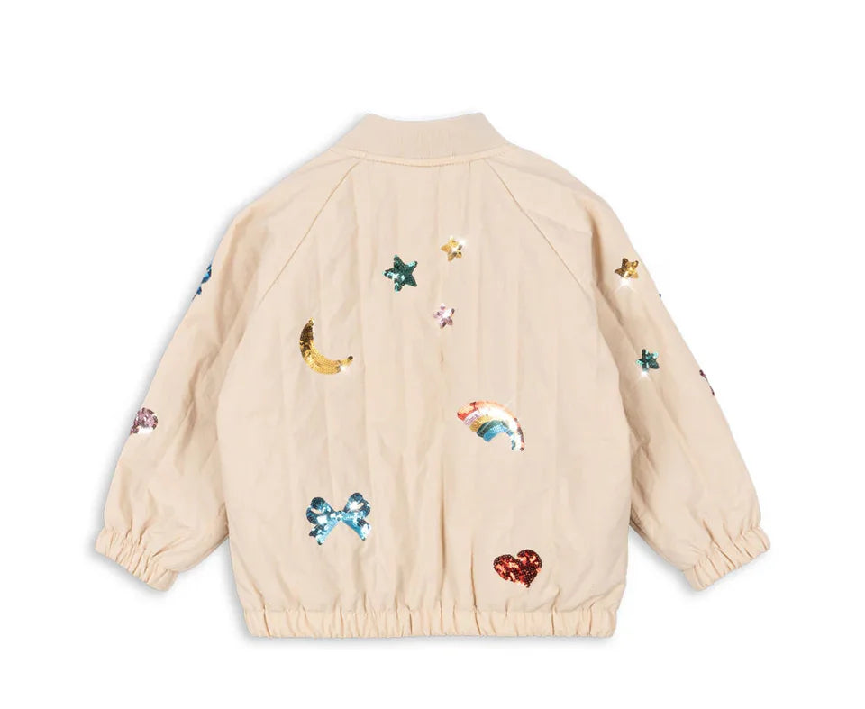 Novo 2025 ks meninas dos desenhos animados algodão velo casacos de inverno da criança meninos jaqueta de lã de cordeiro crianças casaco bordado crianças outwear roupas