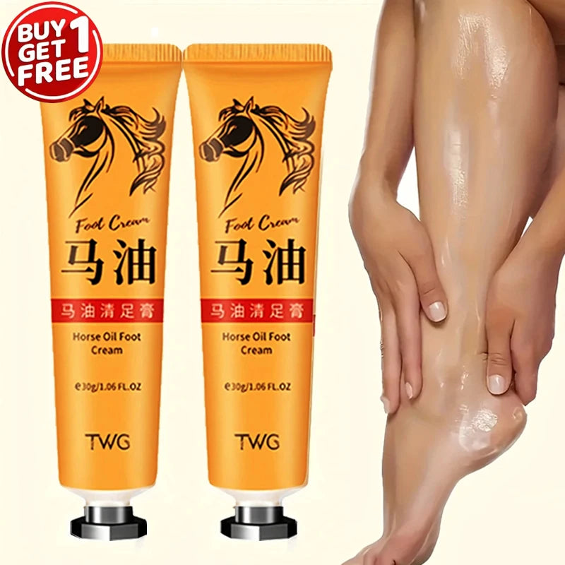 Ma You Qing Creme para pés, Creme hidratante para pés, adequado para pele seca, adequado para cuidados com as mãos e pés para mãos e pés secos