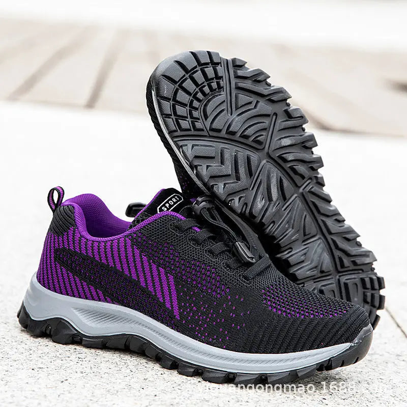 Tênis De Malha Respirável Para Mulheres, Sapatos De Verão, Malha
