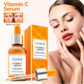 O soro facial com vitamina C reduz linhas finas e ilumina a pele naturalmente sem adição de retinol, óleo de jojoba, produtos de cuidados faciais
