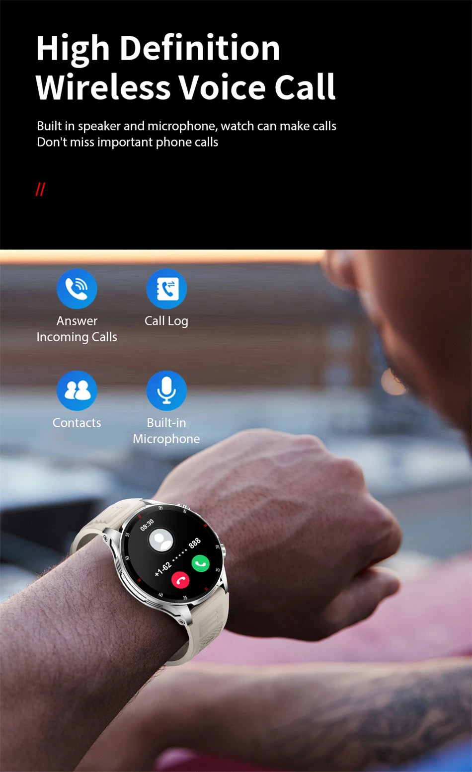 Lige 2025 novo relógio inteligente masculino lanterna ai voz bluetooth chamada 1.53 "hd esportes relógios de fitness monitor saúde smartwatch feminino