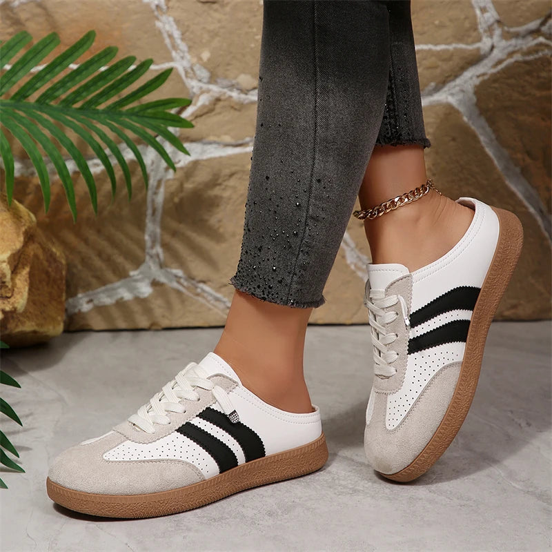 Sapatos de Designer 2026 para Mulheres, Sapatos Casuais de Verão, Confortáveis e Respiráveis, Tênis Planos para Mulheres