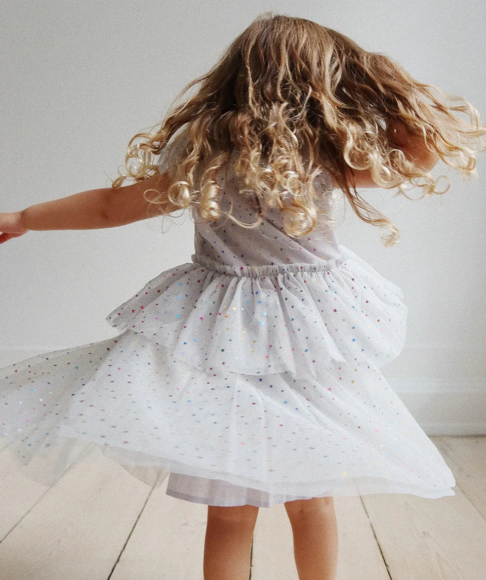 Verão ks bebê meninas cereja malha vestido crianças roupas meninas vestidos de princesa saias festa de natal manga longa vestidos