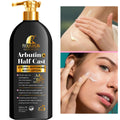 Loção Corporal Arbutin HALF CAST com protetor solar 2 em 1, refrescante, hidratante e não oleosa.