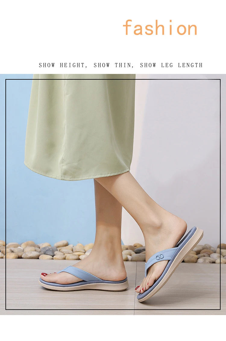 Dropshipping atacado preço das mulheres flip-flops tamanho grande sola macia chinelos personalizados para as mulheres sandale femme eté 2023 luxe