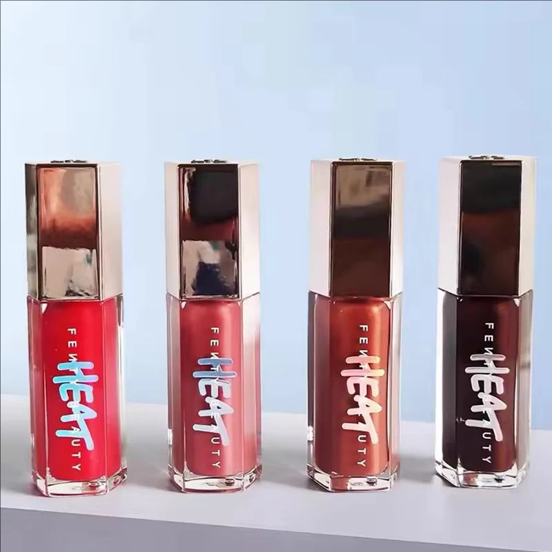 Brilho Labial Luxuoso Fenty Beauty com Efeito Água Fluente, Hidratante Duradouro, Cor de Alta Saturação e Brilho Intenso para Maquiagem