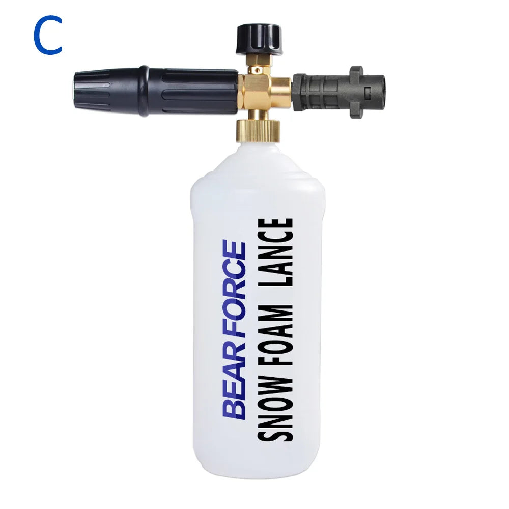 Gerador de espuma canhão de espuma bocal lavagem de espuma do carro para karcher k2 k3 k4 k5 k6 k7 tornado arma lavadora de alta pressão lavadora de carro