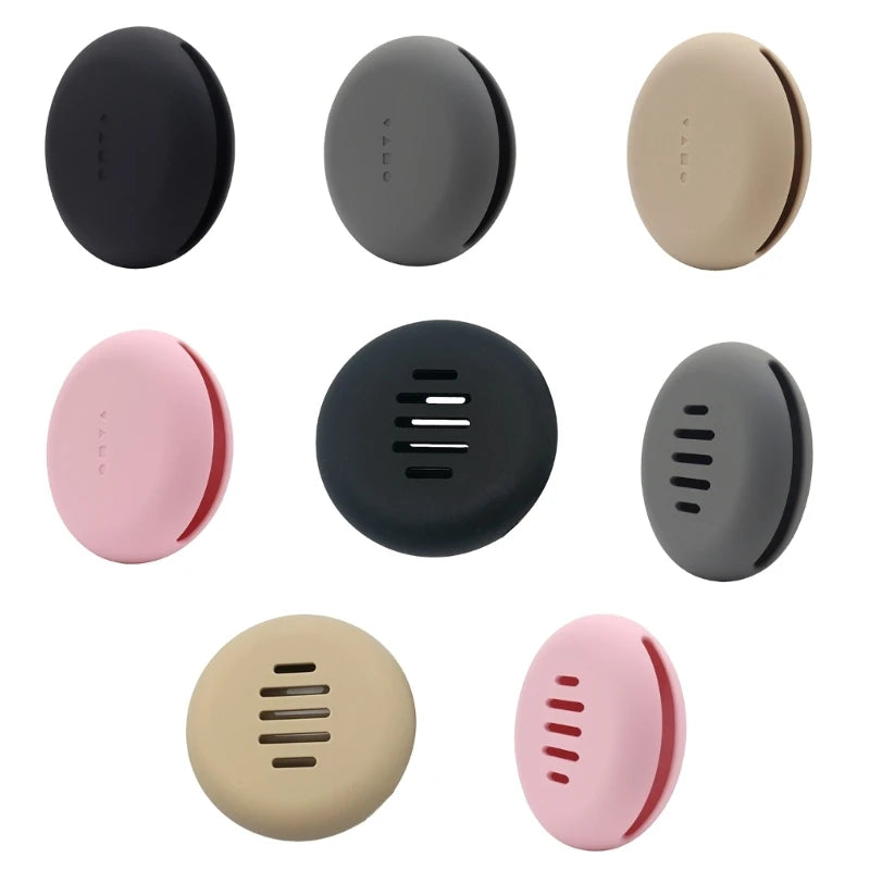 Capa silicone portátil para armazenar esponjas maquiagem suporte para pó