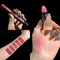 5 em 1 matte kit batom à prova dwaterproof água nude combinação lipgloss de longa duração veludo vermelho mostrar tez sexy batom matiz cosméticos
