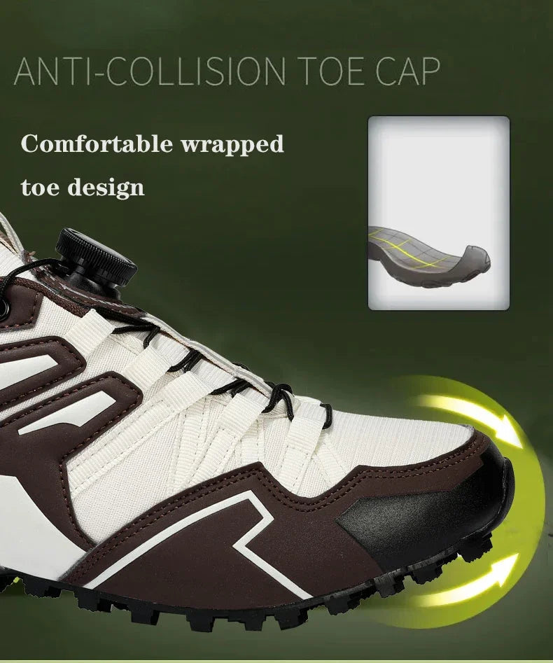 Sapatos esportivos casuais masculinos tamanho 40-47 girando rendas sapatos masculinos ao ar livre antiderrapante respirável confortável sapatos esportivos masculinos