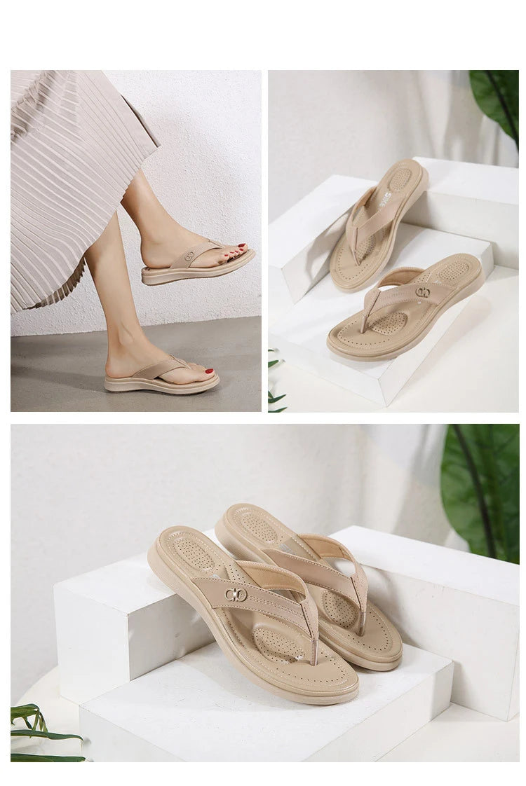 Dropshipping atacado preço das mulheres flip-flops tamanho grande sola macia chinelos personalizados para as mulheres sandale femme eté 2023 luxe