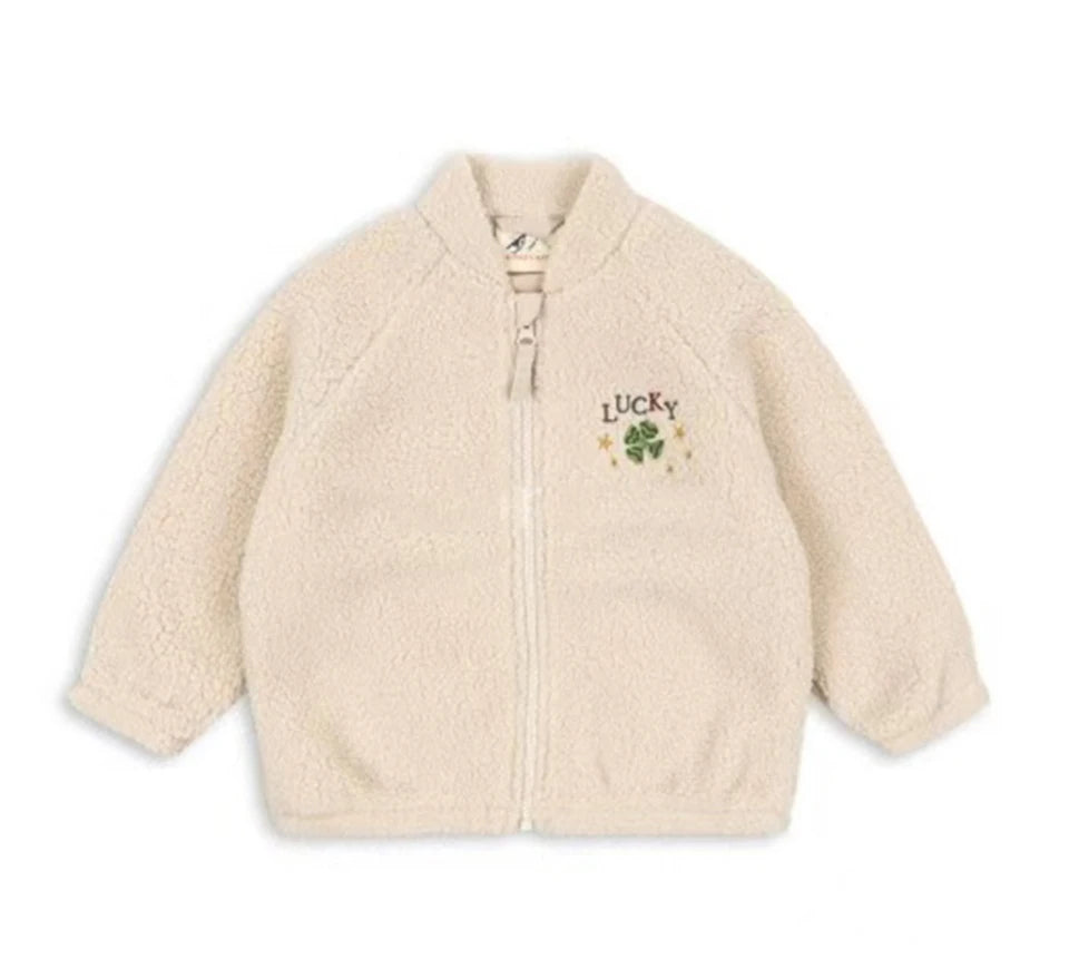 2024 inverno ks crianças algodão lã de cordeiro quente outerwear roupas meninas impressão casacos do bebê meninos mais jaquetas de lã crianças roupas