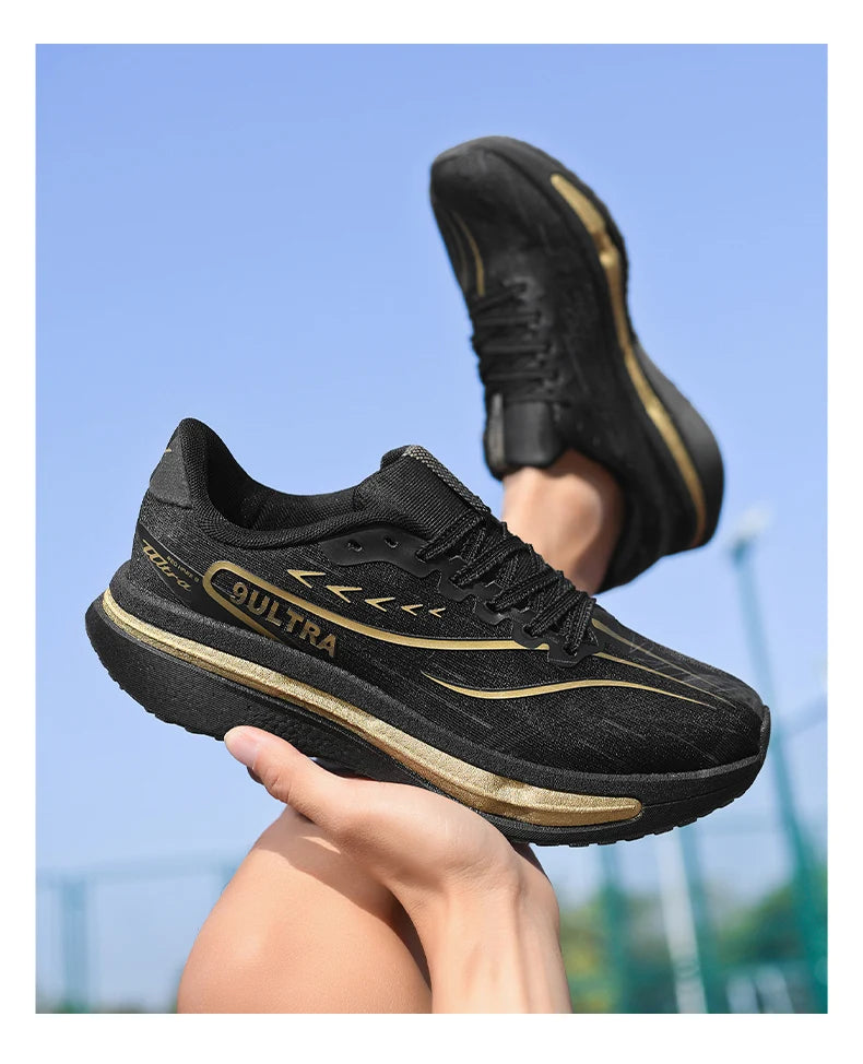 NOVO Tênis de Corrida com Placa de Carbono Especializado para Maratona Masculino e Feminino, Respirável, Ultraleve, Confortável, Esportivo e Casual