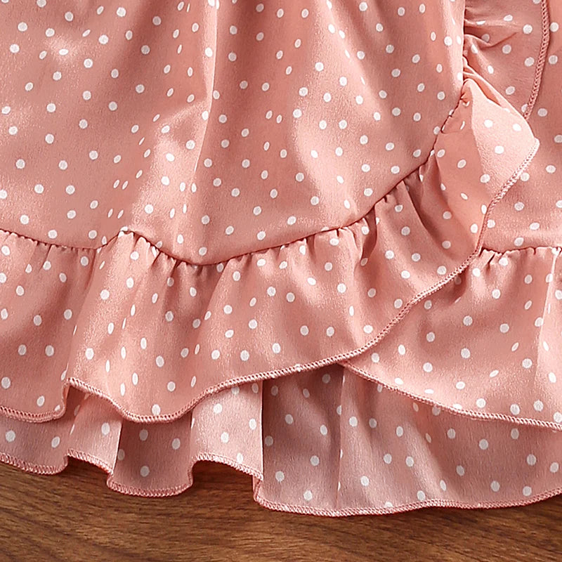 Conjunto de roupas para meninas 5-12t tricolor opcional manga voadora gola quadrada colete top + saias de renda crianças meninas conjunto de roupas de bebê